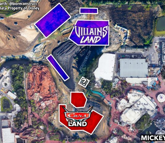 Disney Permit Reveals Building Footprints for Cars Land and Villains Land at Magic Kingdom